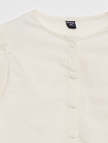 Camisa de popelina con cierre imantado - So Easy