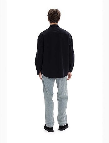 Camisa de popelina con cuello abotonado giesto