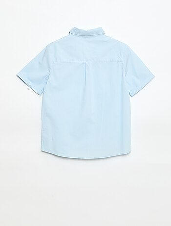 Camisa de popelina con pajarita