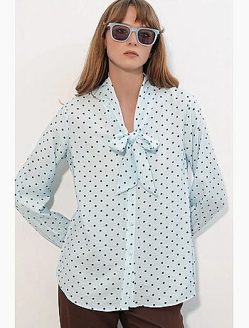 Camisa de popelina de lunares bdart