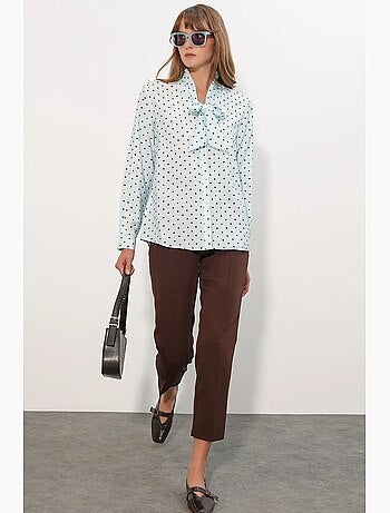 Camisa de popelina de lunares bdart