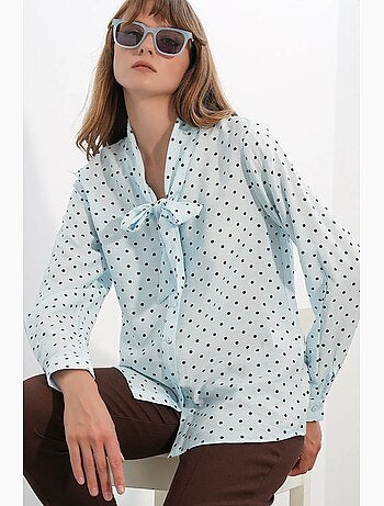 Camisa de popelina de lunares bdart