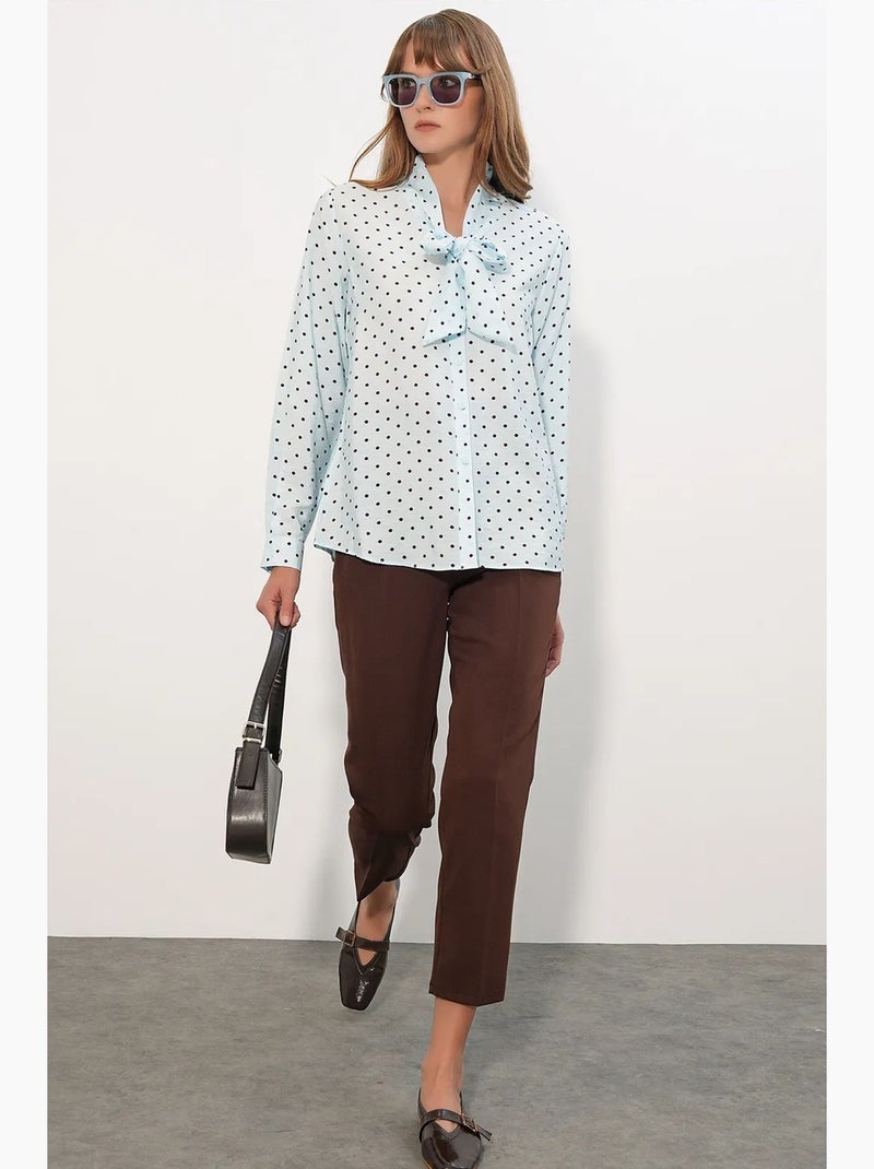 Camisa de popelina de lunares bdart Azul cielo - Kiabi