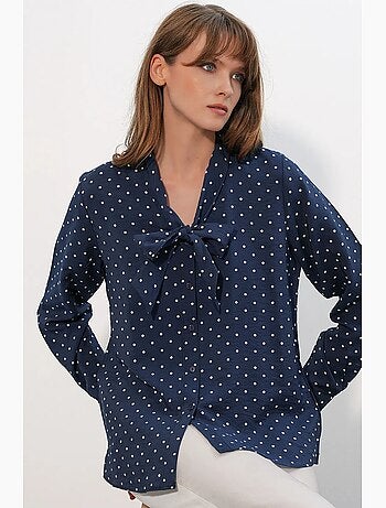 Camisa de popelina de lunares bdart