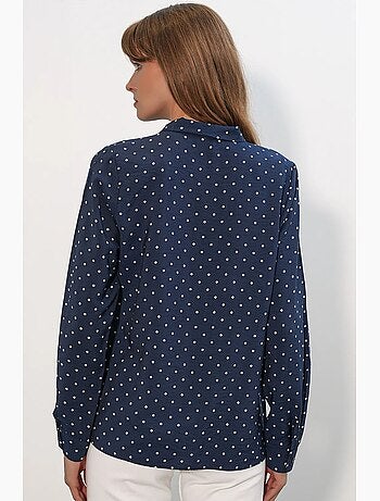 Camisa de popelina de lunares bdart