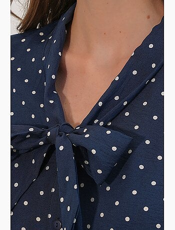 Camisa de popelina de lunares bdart