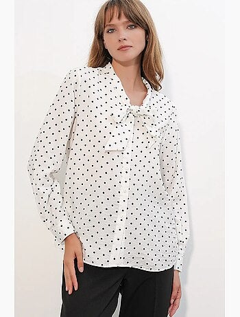 Camisa de popelina de lunares bdart