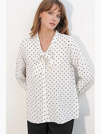 Camisa de popelina de lunares bdart