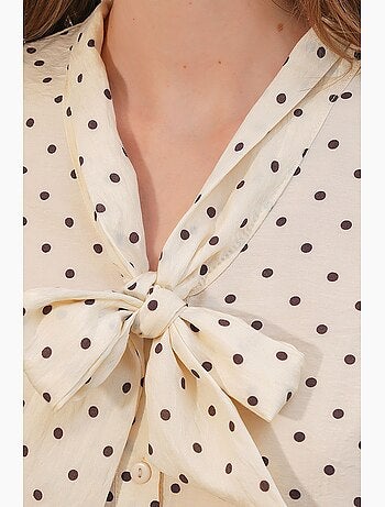 Camisa de popelina de lunares bdart