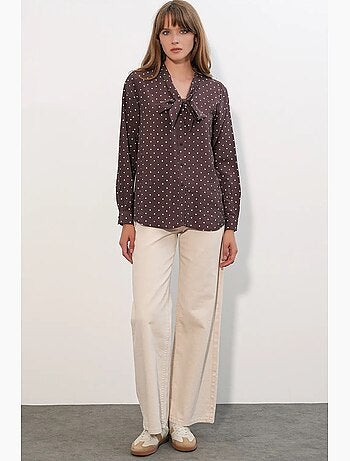 Camisa de popelina de lunares bdart