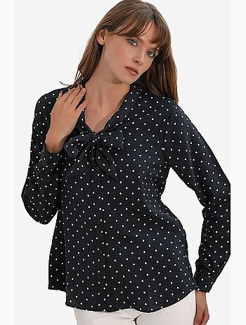 Camisa de popelina de lunares bdart