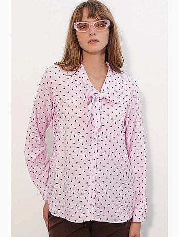 Camisa de popelina de lunares bdart