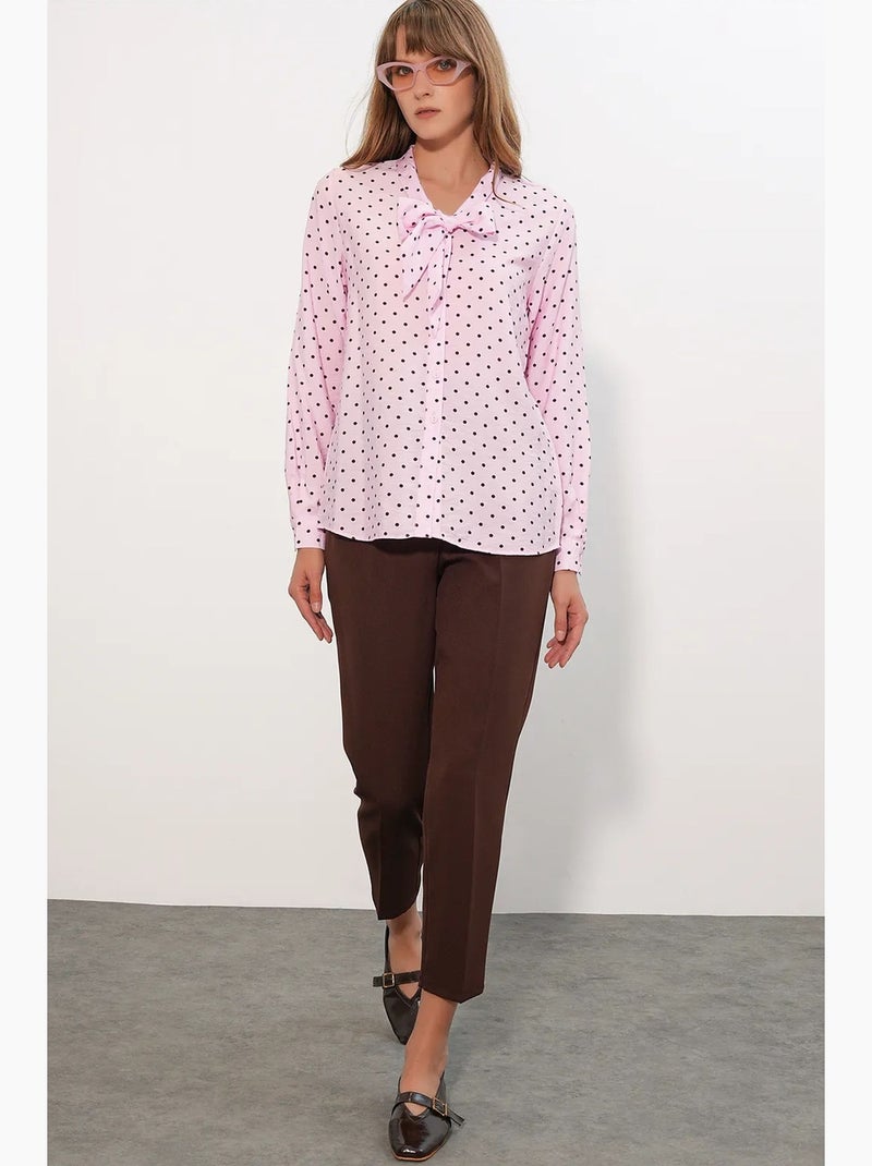 Camisa de popelina de lunares bdart Rosa - Kiabi