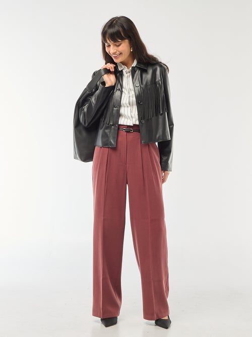 Camisa de popelina de manga larga - Kiabi