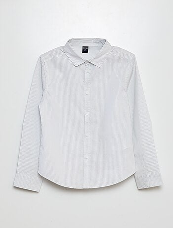 Camisa de popelina estampada