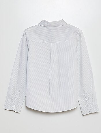 Camisa de popelina estampada