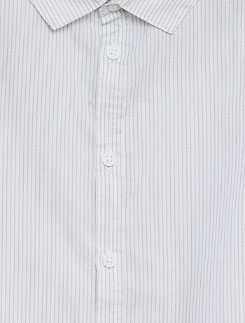 Camisa de popelina estampada