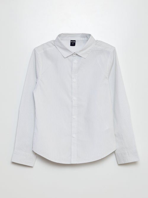 Camisa de popelina estampada - Kiabi