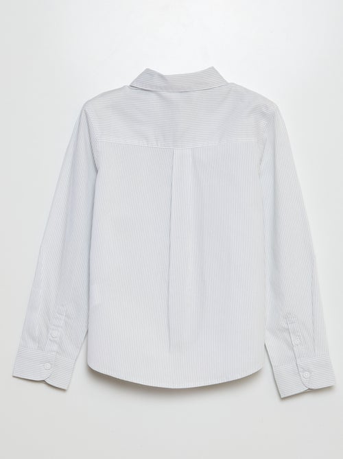 Camisa de popelina estampada - Kiabi