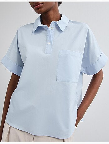Camisa de popelina, MO Fashion