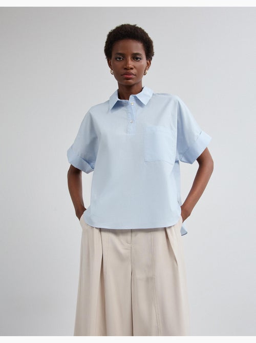 Camisa de popelina, MO Fashion - Kiabi Camisa de popelina, MO Fashion - Kiabi