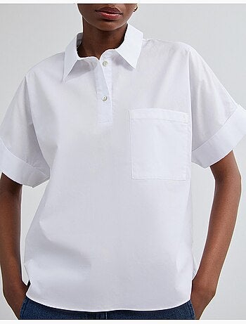 Camisa de popelina, MO Fashion