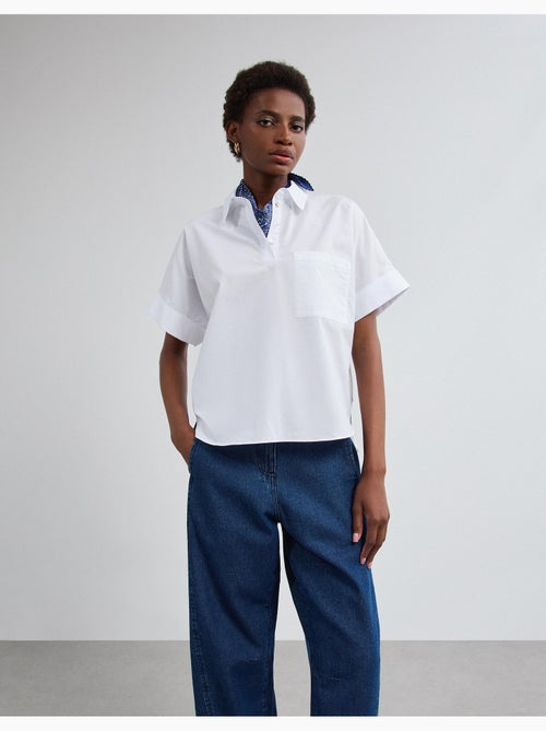 Camisa de popelina, MO Fashion - Kiabi Camisa de popelina, MO Fashion - Kiabi