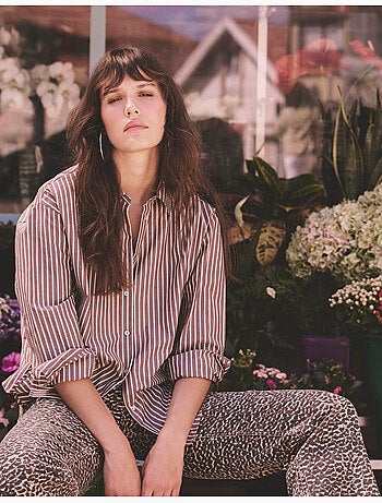 Camisa de popelina oversize, mo fashion