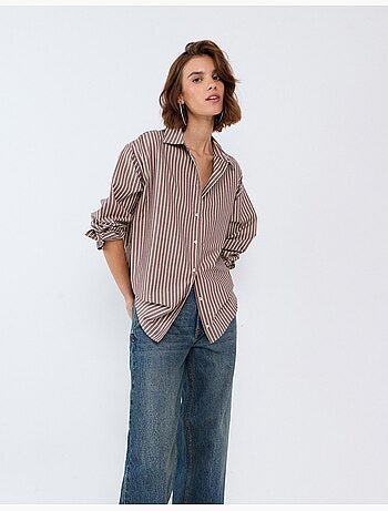 Camisa de popelina oversize, mo fashion