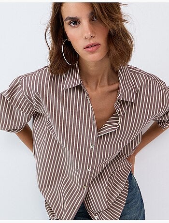 Camisa de popelina oversize, mo fashion