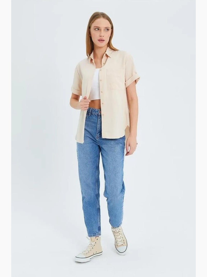 Camisa de popelina slim fit con bolsillo mixray Arena - Kiabi