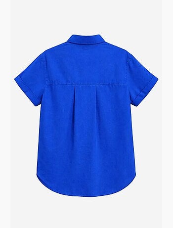 Camisa de popelina slim fit con bolsillo mixray