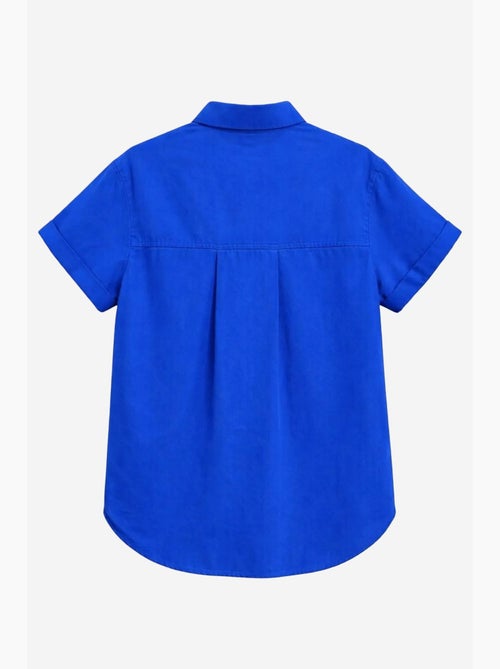 Camisa de popelina slim fit con bolsillo mixray - Kiabi Camisa de popelina slim fit con bolsillo mixray - Kiabi