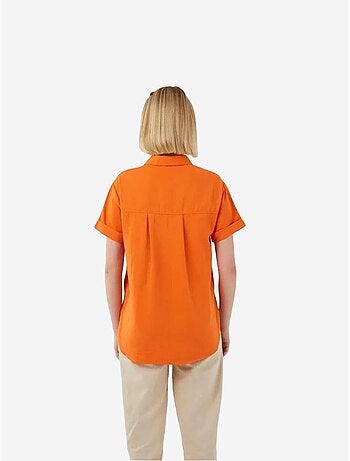 Camisa de popelina slim fit con bolsillo mixray