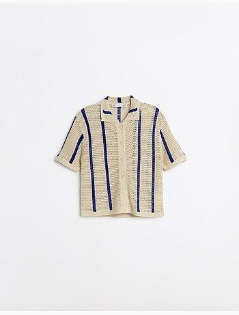 Camisa de punto de punto, MO Fashion