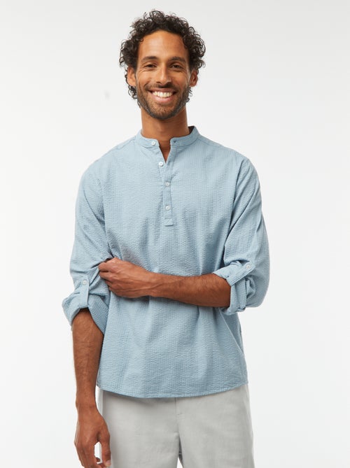 Camisa de punto gofrado - Kiabi