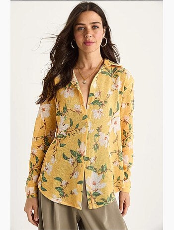 Camisa de punto regular de verano con estampado digital lucci