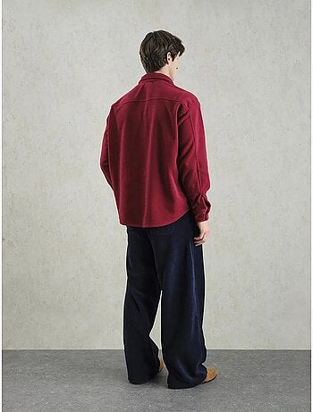 Camisa de punto texturizada con botones giesto