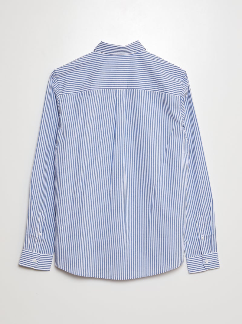 Camisa de rayas AZUL - Kiabi