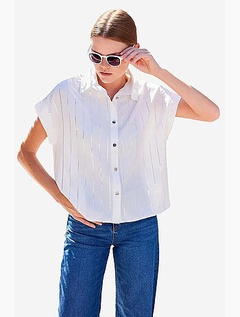 Camisa de rayas de manga corta bdart