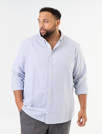 Camisa de rayas de manga larga