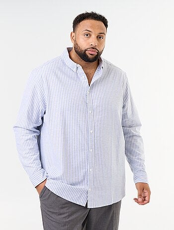 Camisa de rayas de manga larga