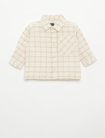 Camisa de rayas de manga larga