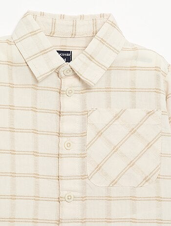 Camisa de rayas de manga larga