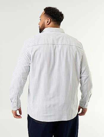 Camisa de rayas de manga larga