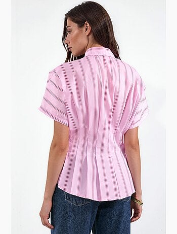 Camisa de rayas entallada hiccup