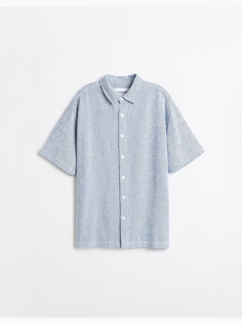 Camisa de rayas, MO Fashion Azul - Kiabi