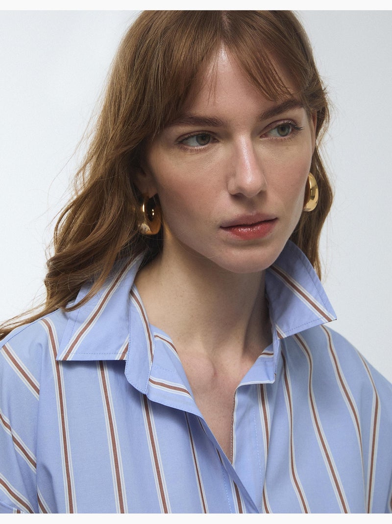 Camisa de rayas, MO Fashion Azul - Kiabi