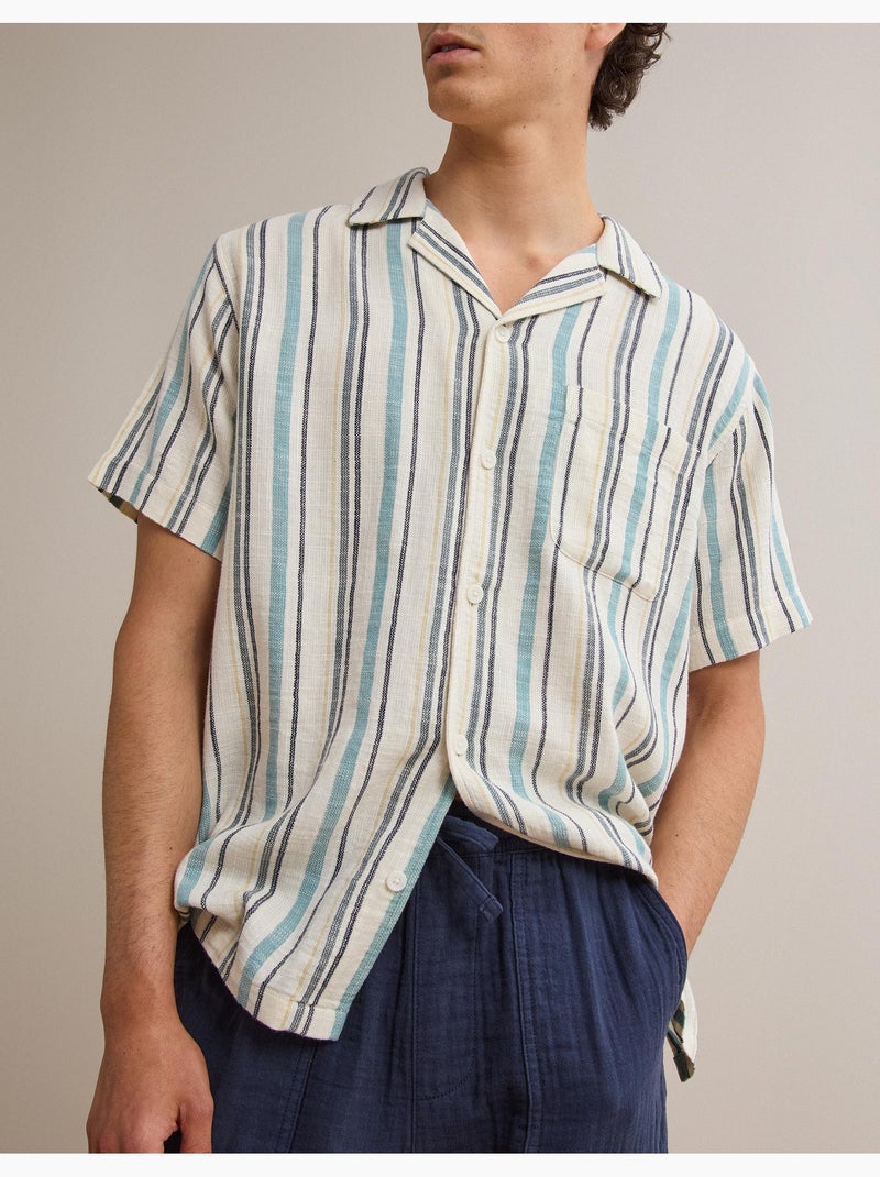 Camisa de rayas, MO Fashion Azul - Kiabi