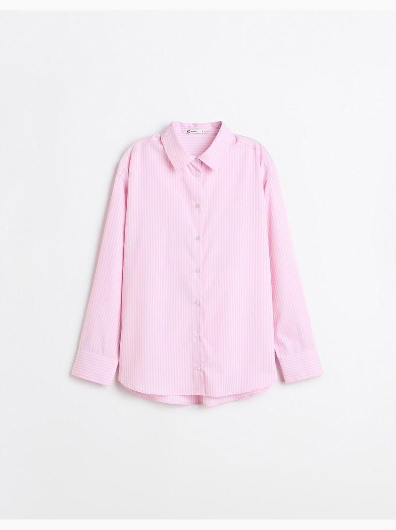 Camisa de rayas, mo fashion Rosa - Kiabi